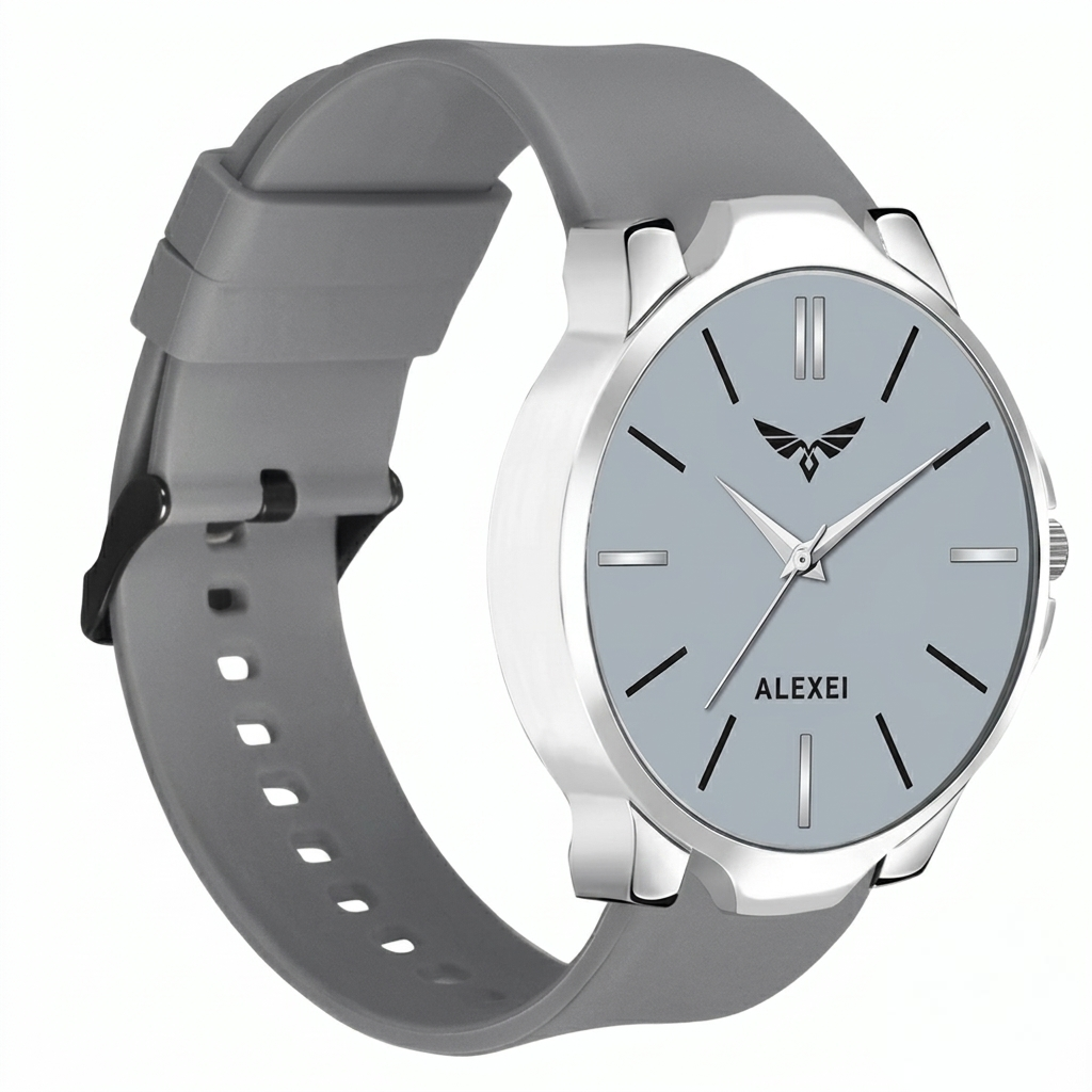 Men's Grey Analog Quartz Watch